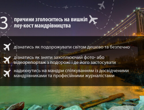 У Києві 21 березня вперше відбудеться вишкіл лоукост-мандрівництва